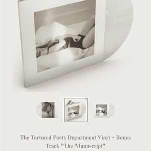 Taylor Swift Tortured Poets Dept Vinyl with Bonus “The Manuscript”